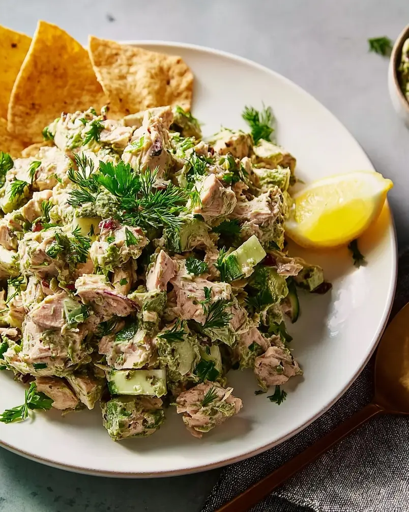 Green Goddess Tuna Salad 3 The Green Goddess Tuna Salad fully prepared.