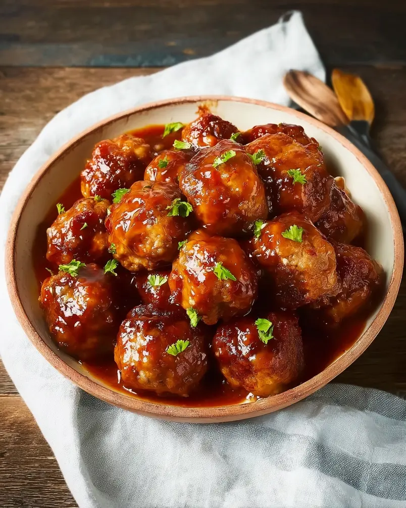 Sweet and Sour Meatballs 2 Ingredients for sweet and sour meatballs, including ground meat, pineapple chunks, bell peppers, and sweet and sour sauce.